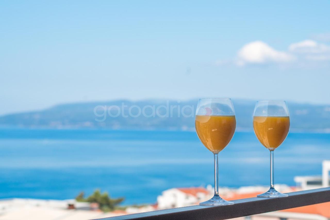 Luxury Sea View Apt Padi Via Mare Макарска Экстерьер фото